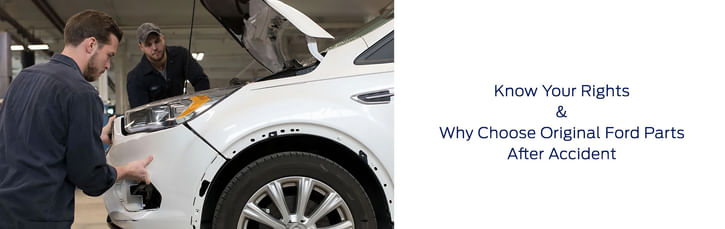 Banner de Consejos de Reparación de Colisión de Ford