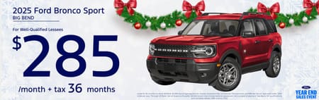 Ford Bronco Lease Special