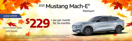 2025 Mustang Mach-E Lease Special