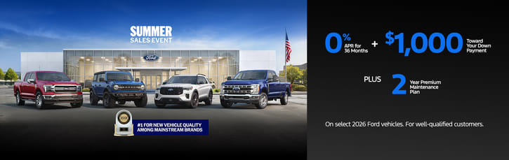 0% Sales Event