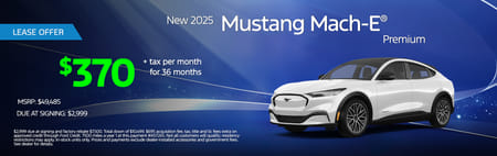 2025 Mustang Mach-E Lease Special