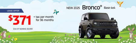 2025 Bronco Lease Special