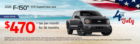Lease 2026 Ford F-150 STX $470