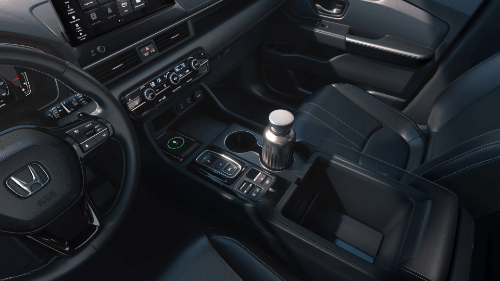 2026 Honda Pilot EX-L shown with Black Leather.