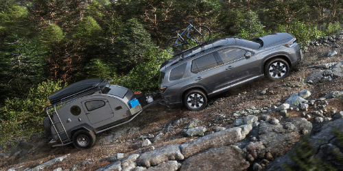 2026 Honda Pilot Elite shown in Modern Steel Metallic with Honda Genuine Accessories.