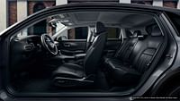 Modern Steel Metallic Honda HR-V EX-L 2023 with black interior