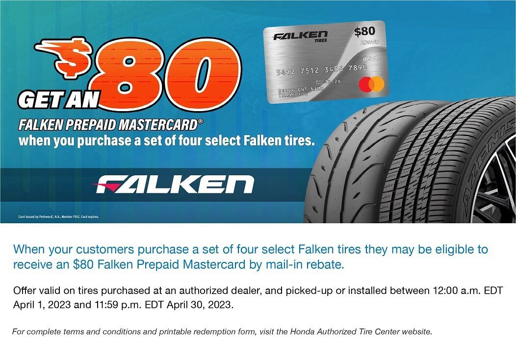 Falken Honda Consumer Flyer page 1