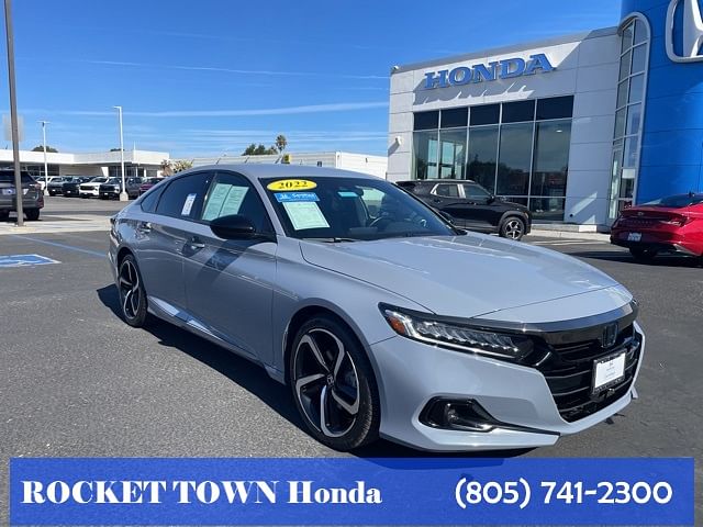 Used 2022 Honda Accord Hybrid Sport with VIN 1HGCV3F2XNA033406 for sale in Lompoc, CA