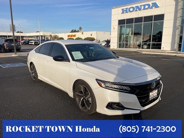 Used 2022 Honda Accord Sport with VIN 1HGCV1F3XNA084773 for sale in Lompoc, CA