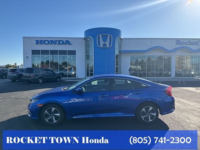 Used 2020 Honda Civic LX with VIN 19XFC2F6XLE216149 for sale in Lompoc, CA