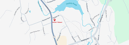 map of Route 7 Nissan