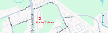map of Route 7 Nissan