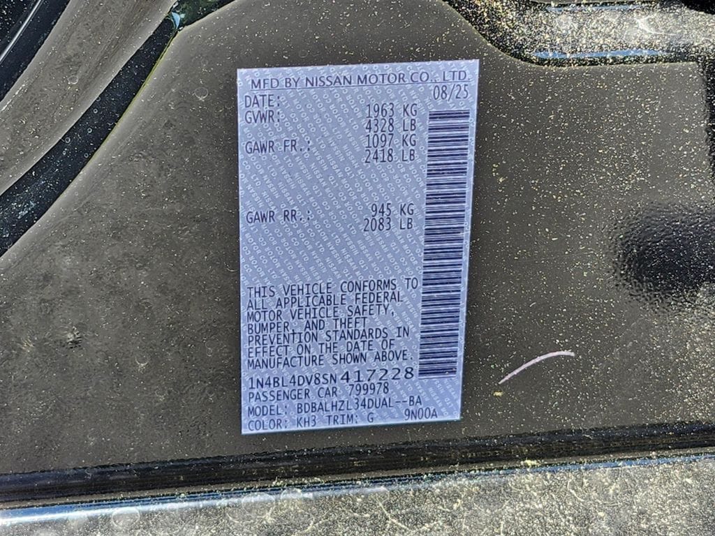 2025 Nissan Altima SV - Photo 29