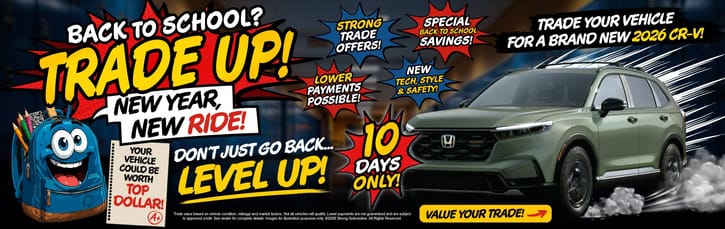 Trade Your Vehicle for a New CR-V!