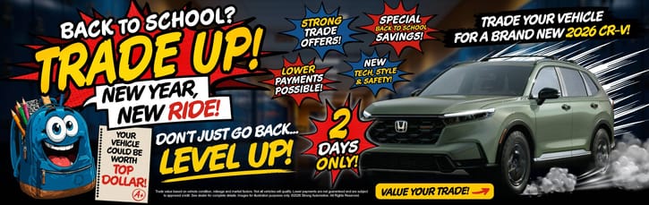 Trade Your Vehicle for a New CR-V!