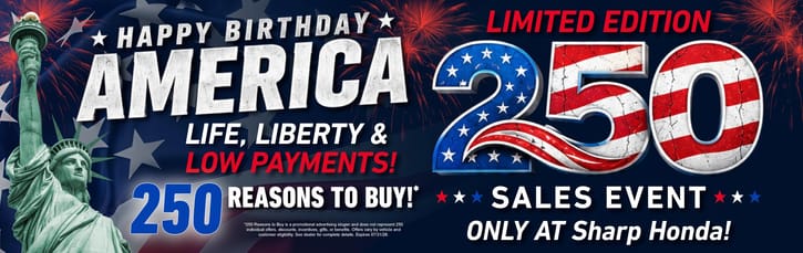 Please change we have 250 vehicles ready to roll to 250 reasons to buy!