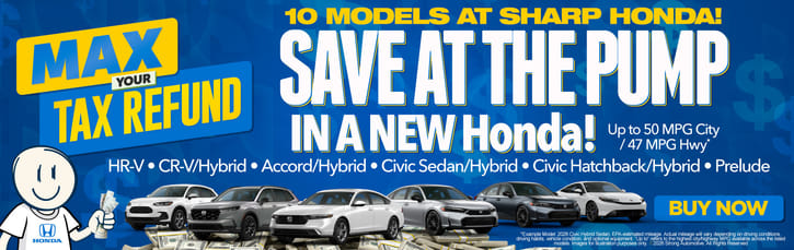 Save at the Pump in a New Honda!