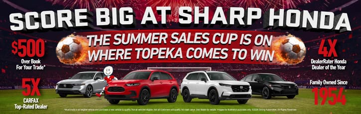 THE SUMMER SALES CUP IS ON WHERE TOPEKA COMES TO WIN