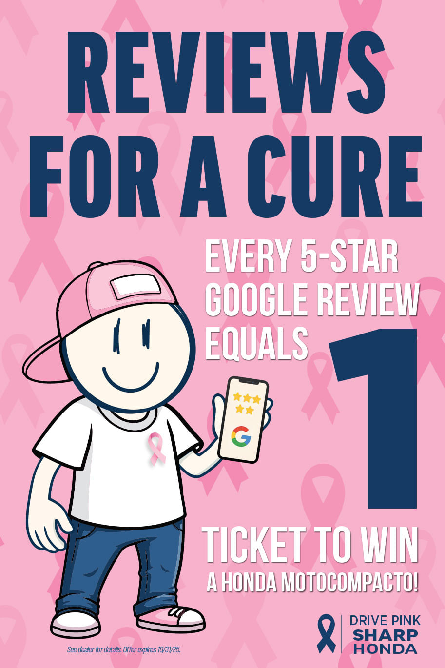 Leave a 5-Star Review = 1 Raffle Entry