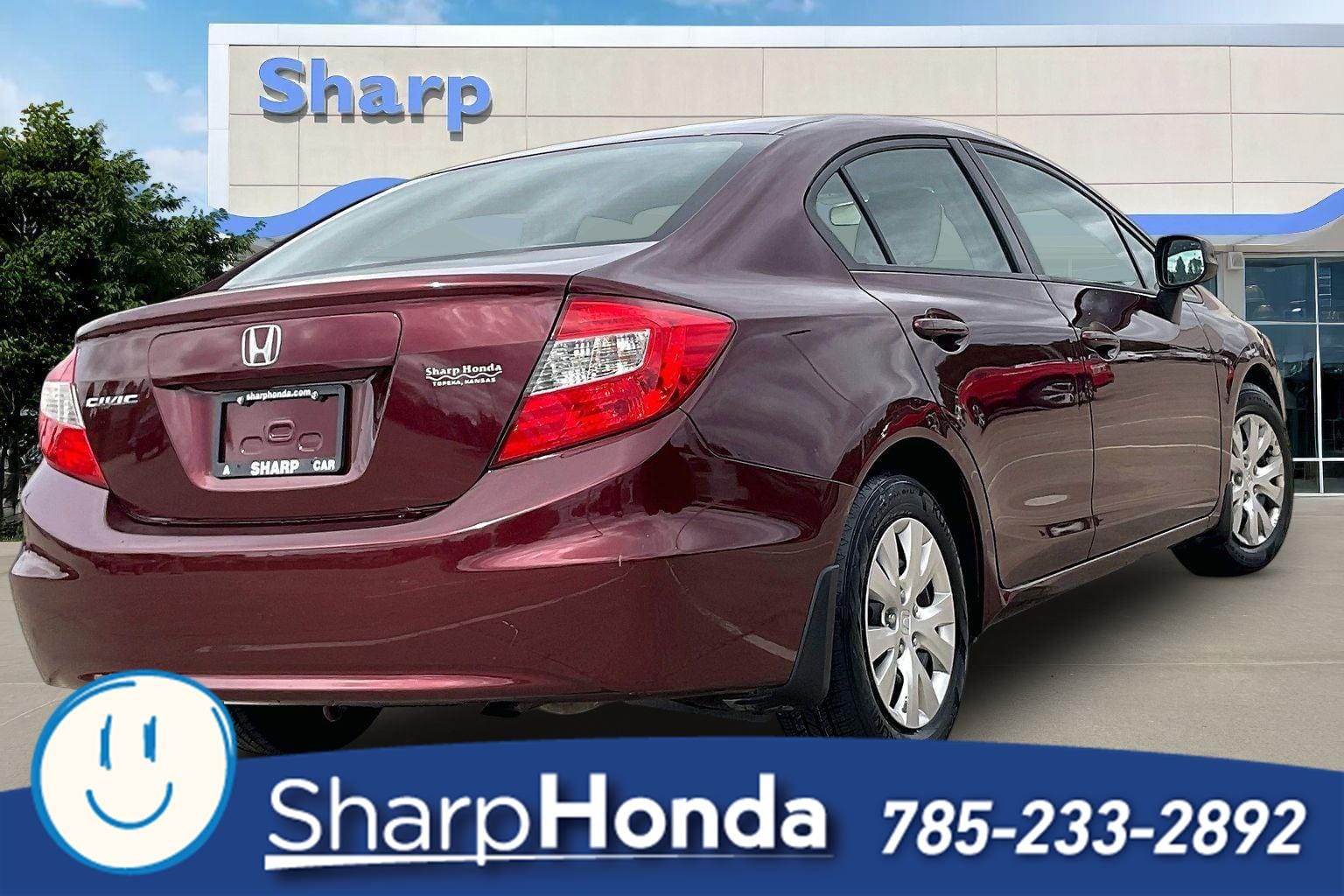 Used 2012 Honda Civic LX with VIN 19XFB2F56CE029601 for sale in Kansas City