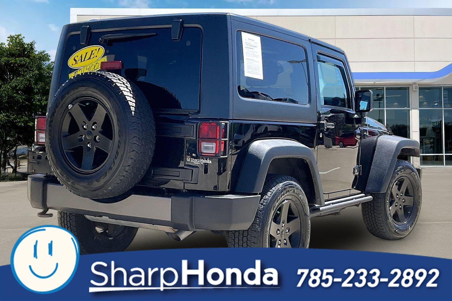 Used 2016 Jeep Wrangler Black Bear with VIN 1C4AJWAG3GL139886 for sale in Kansas City