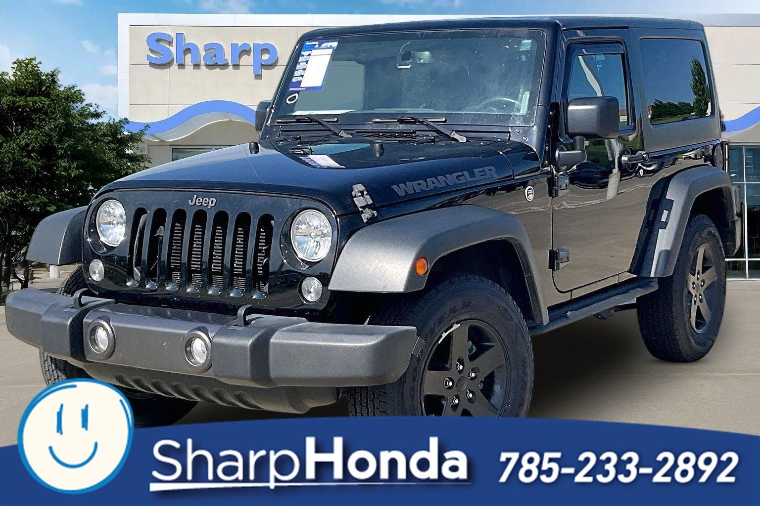 Used 2016 Jeep Wrangler Black Bear with VIN 1C4AJWAG3GL139886 for sale in Kansas City