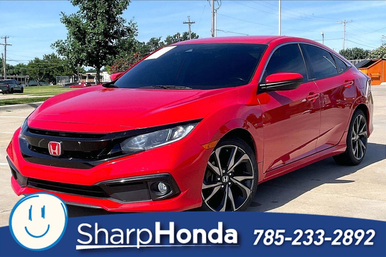 Used 2019 Honda Civic Sport with VIN 2HGFC2F87KH583936 for sale in Kansas City