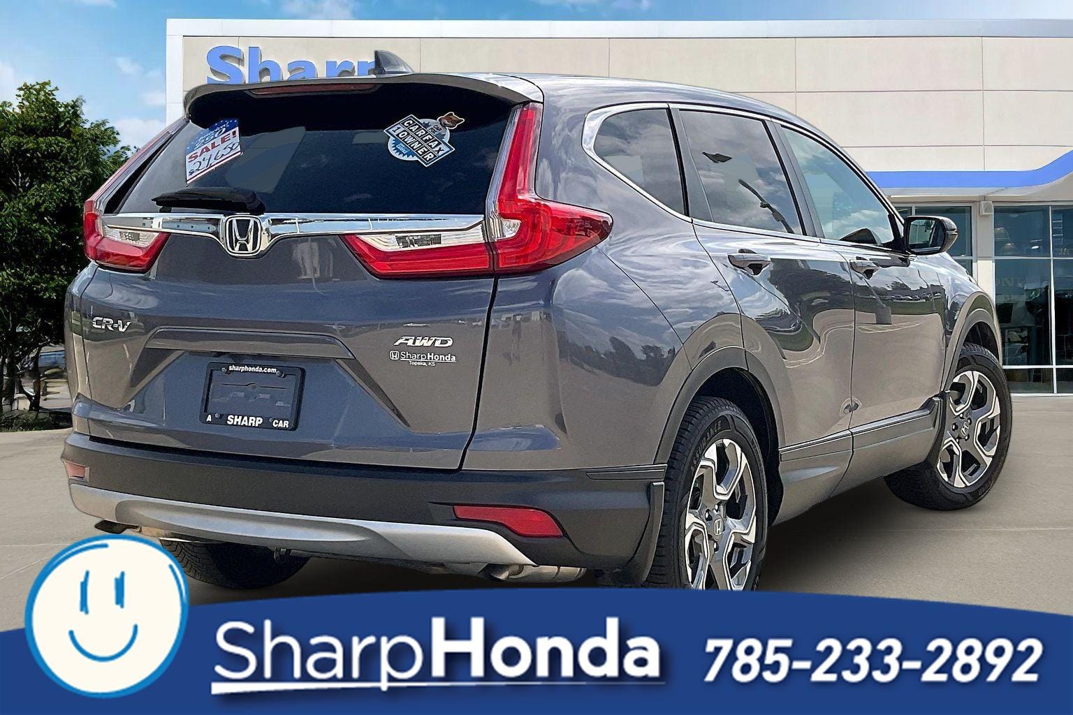 Used 2019 Honda CR-V EX-L with VIN 5J6RW2H84KL017665 for sale in Kansas City