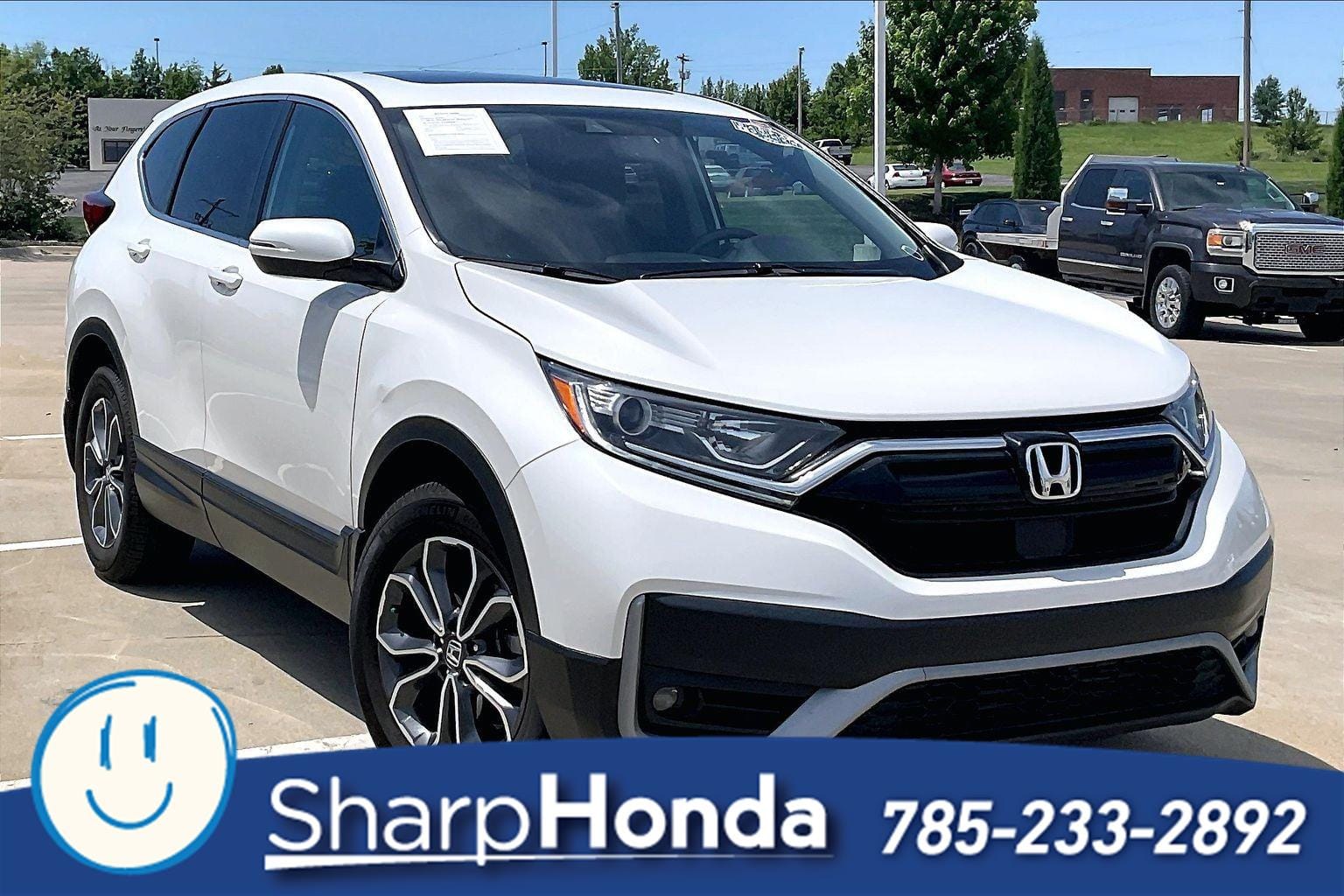 Used 2021 Honda CR-V EX-L with VIN 2HKRW2H87MH677907 for sale in Kansas City