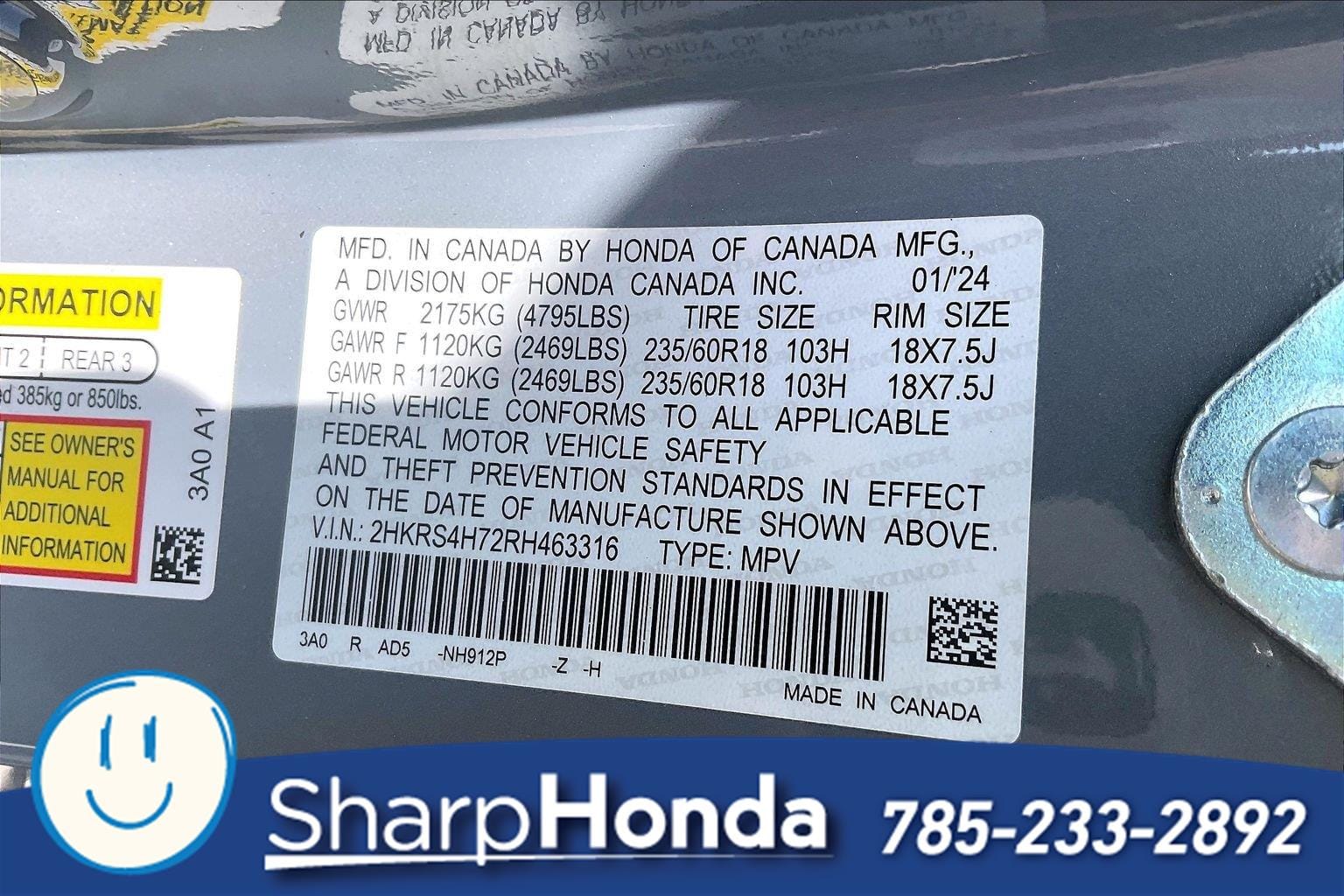 2024 Honda CR-V EX-L - Photo 35