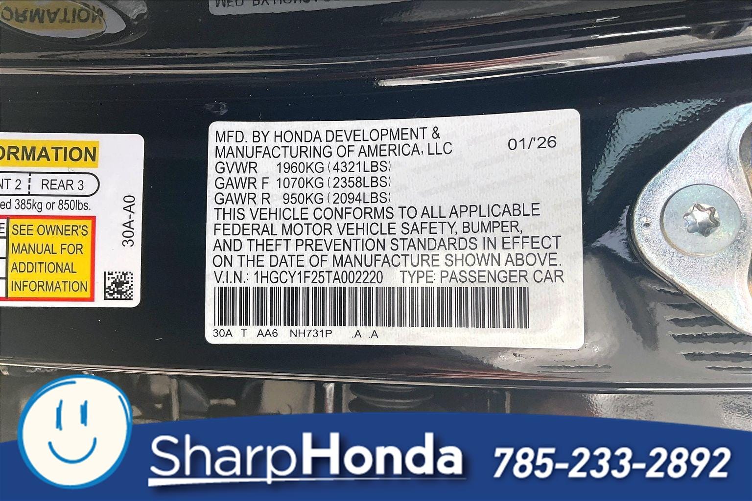 2026 Honda Accord LX - Photo 9