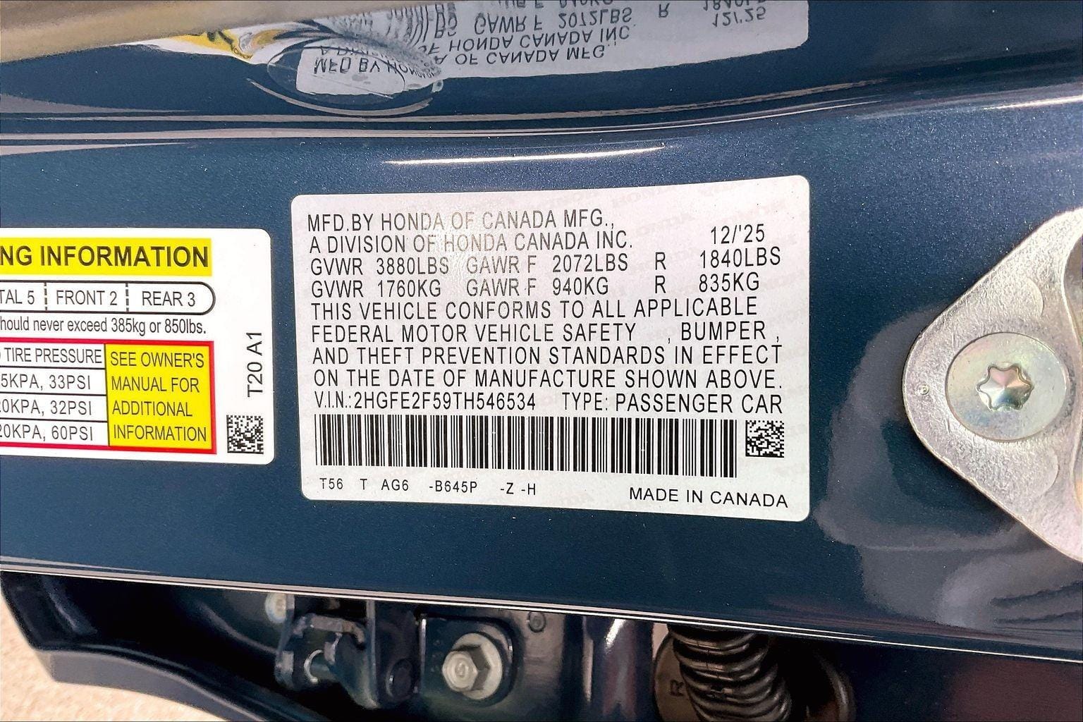 2026 Honda Civic Sport - Photo 8