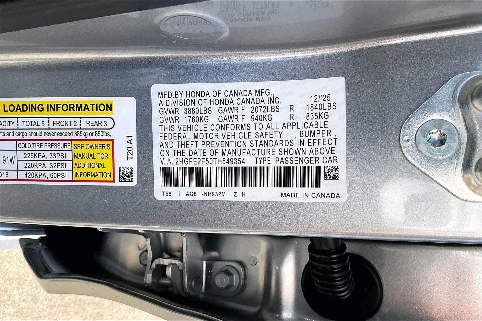 2026 Honda Civic Sport - Photo 8