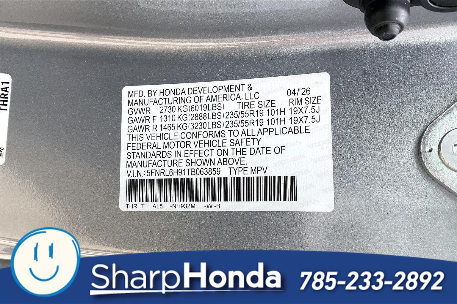 2026 Honda Odyssey Elite - Photo 8