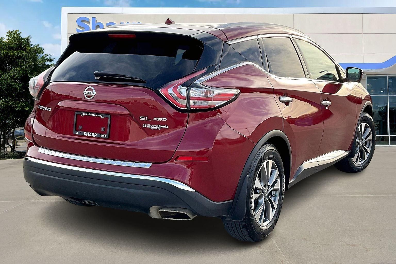 Used 2015 Nissan Murano SL with VIN 5N1AZ2MH2FN219345 for sale in Kansas City