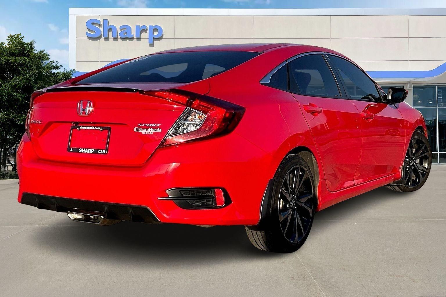 Used 2019 Honda Civic Sport with VIN 2HGFC2F87KH544635 for sale in Kansas City