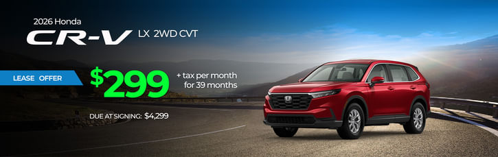 2026 CR-V Lease Special