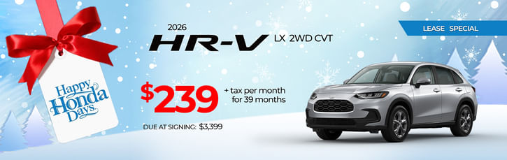 2026 HR-V Lease Special
