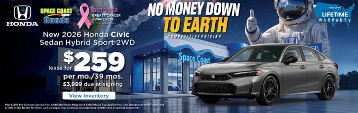 Lease 2026 Honda Civic Sedan Hybrid Sport $259
