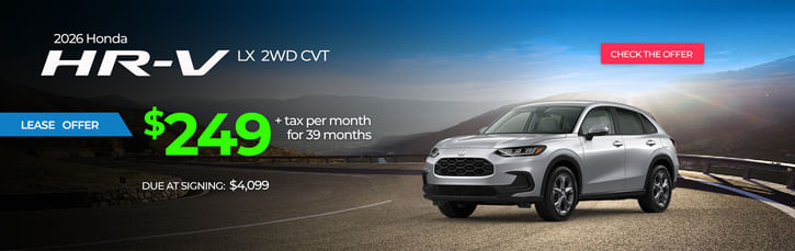2026 HR-V Lease Special