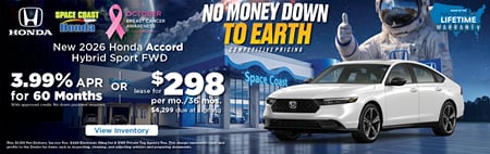 Lease 2026 Honda Accord Hybrid Sport $298