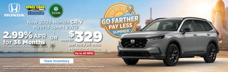 Lease 2026 Honda CR-V Hybrid Sport $329