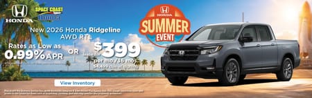 Lease 2026 Honda Ridgeline RTL $399