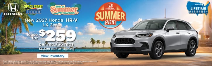 Lease 2027 Honda HR-V LX $259