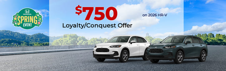 $750 Loyalty/Conquest Offer