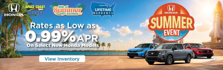 New Makes Selected Models Finance Special 0.99% APR Special