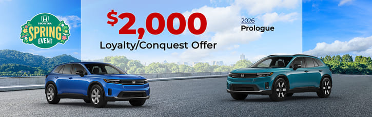 $2,000 Loyalty/Conquest Offer