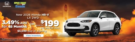 New 2026 Honda HR-V LX Finance Special