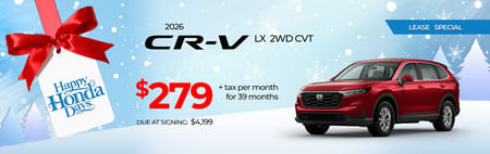 2026 CR-V Lease Special