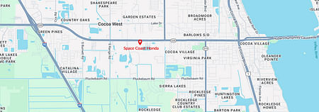 map of Space Coast Honda